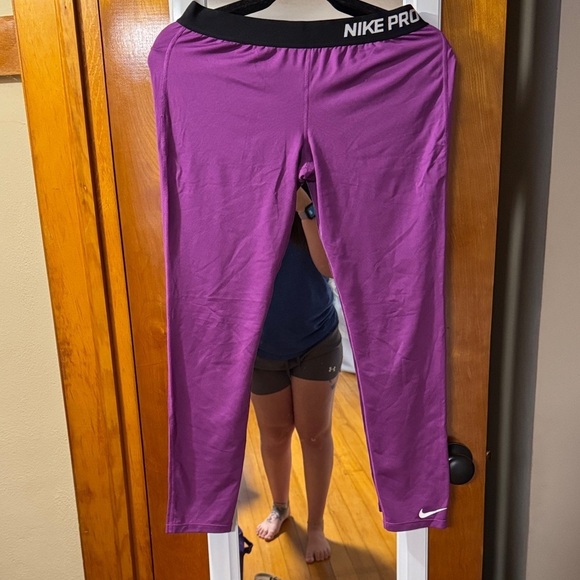 Nike Other - Nike Pro Vivid Purple Leggings
